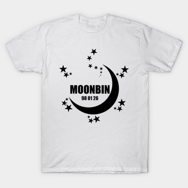 Moonbin 980126 - Decals T-Shirt by yaheloma